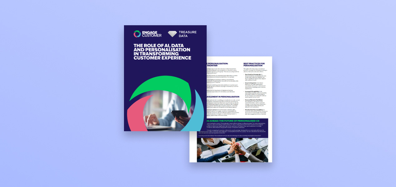 The Role of AI, Data and Personalisation in Transforming Customer Experience