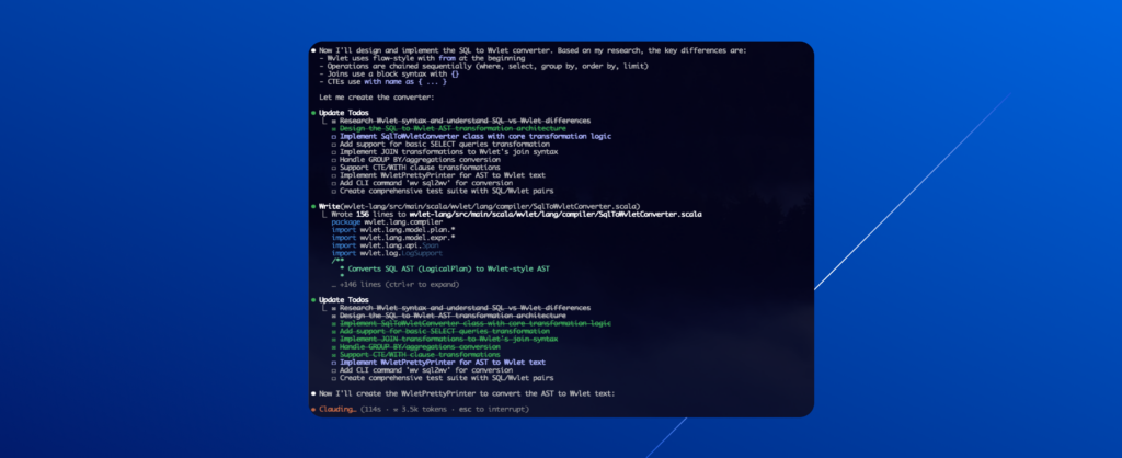 Letting AI (Claude Code) plan and implement code